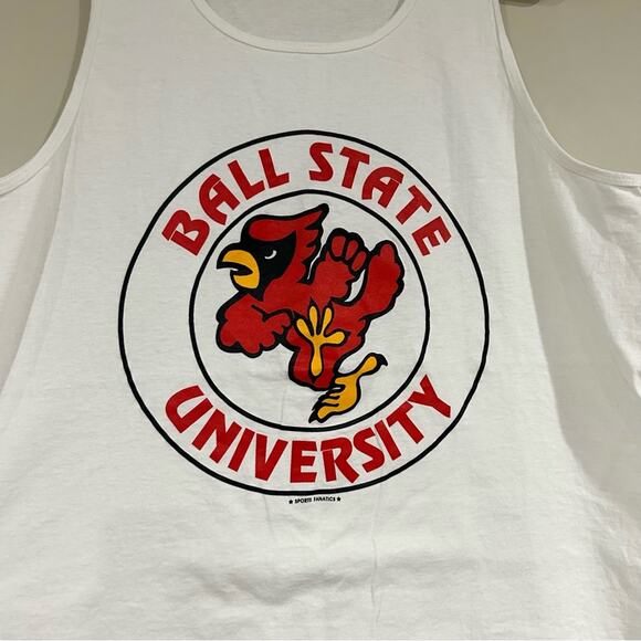 Vintage Ball State University Cardinals Tank Top - Picture 2 of 3
